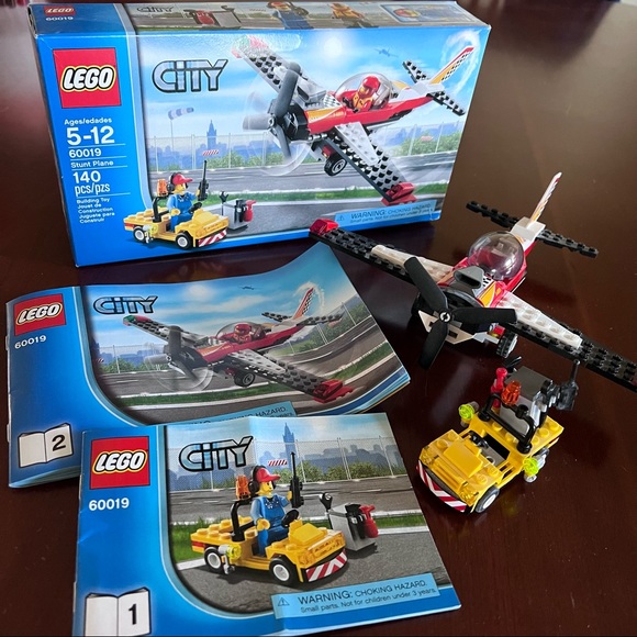 Lego City 60019, Stunt Plane Building Toy set. Box and manual included - Picture 7 of 7